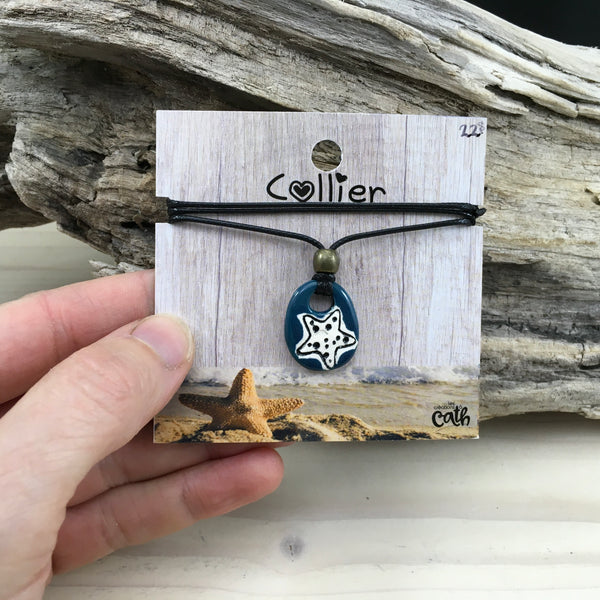 #631 collier étoile de mer