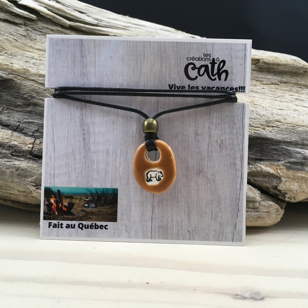 #853 Collier ours