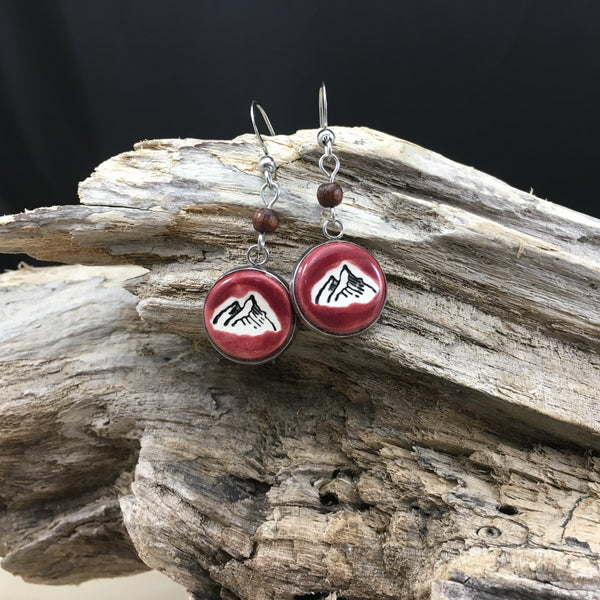 #142 Boucles d'oreilles montagnes