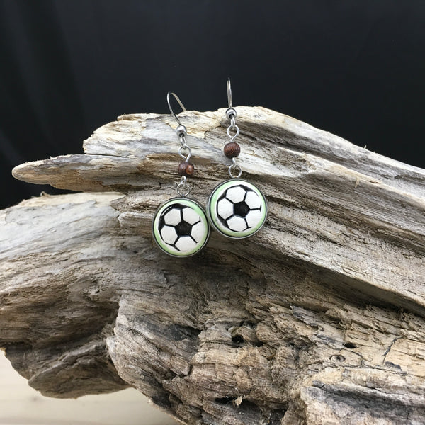 #138 Boucles d'oreilles soccer