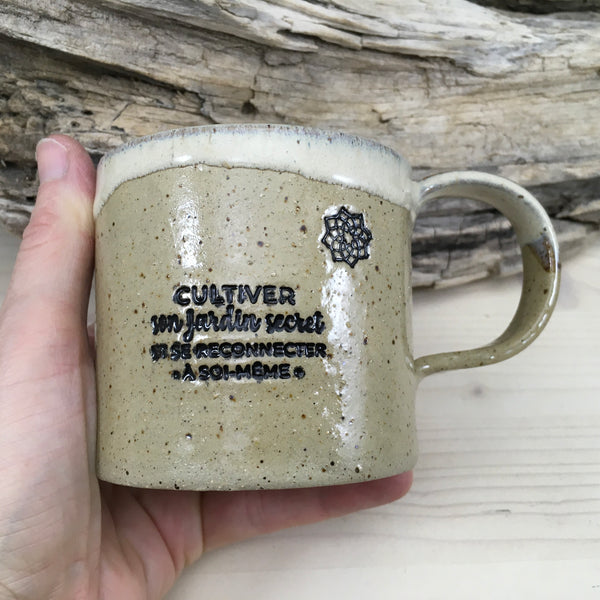 #21 Tasse "cultiver son jardin secret se reconnecter à soi-même"