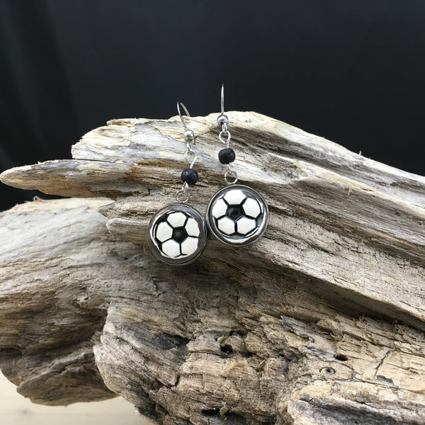 #110 Boucles d'oreilles soccer