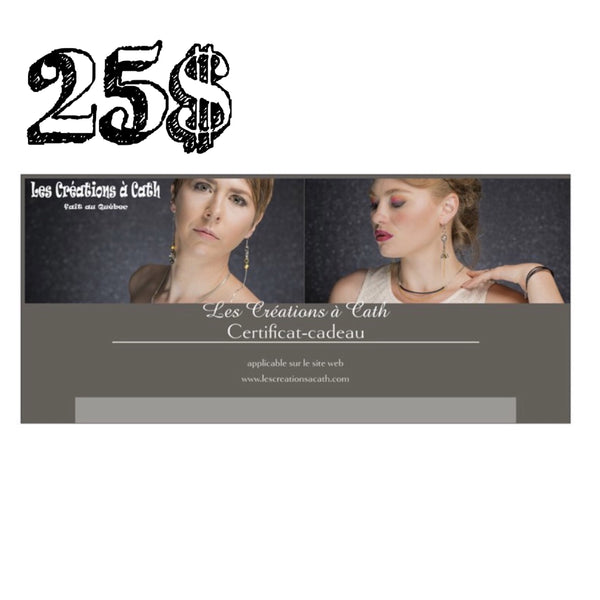 Gift Certificate 25$