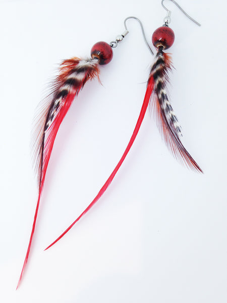 Feathers earring 7