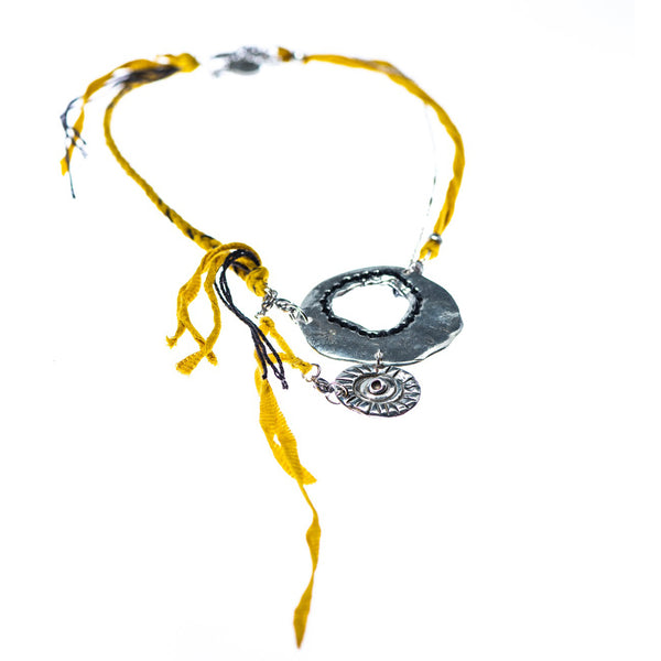 Collier le Caméléon willsii avec corde interchangeable