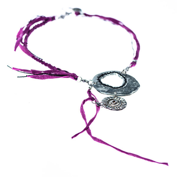 Collier le Caméléon willsii avec corde interchangeable