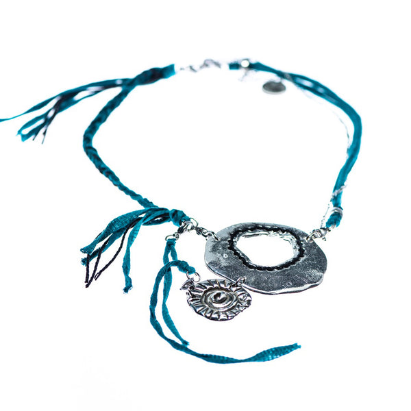 Collier le Caméléon willsii avec corde interchangeable