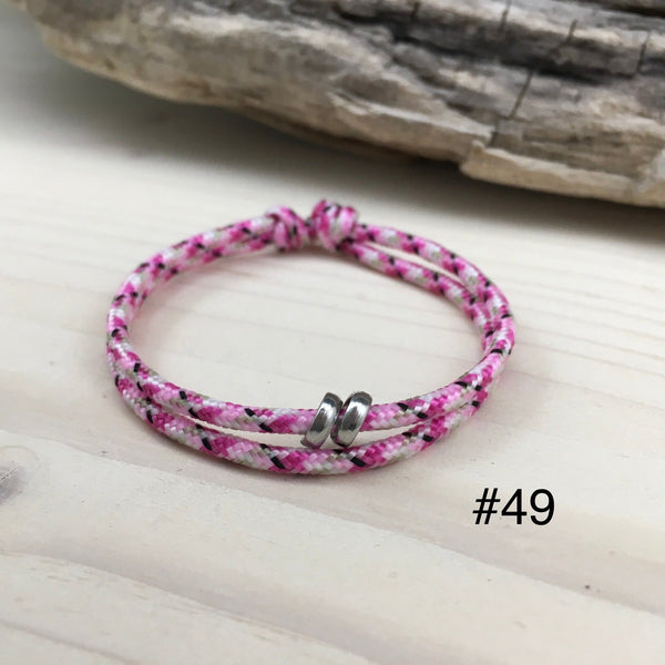 Bracelet personnalisé lapin mauve