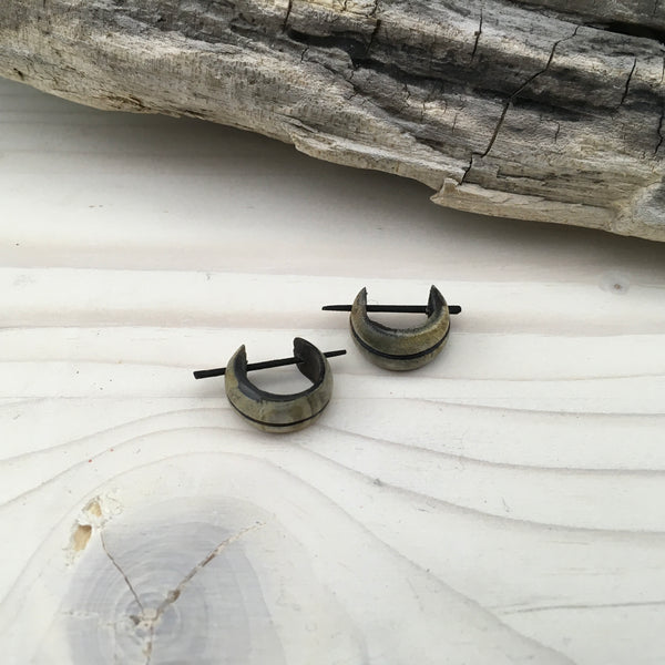 Boucles d’oreilles en bois #A4