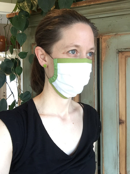 Masque artisanal pour adultes ou enfants avec élastique ajustable prêt à être livré