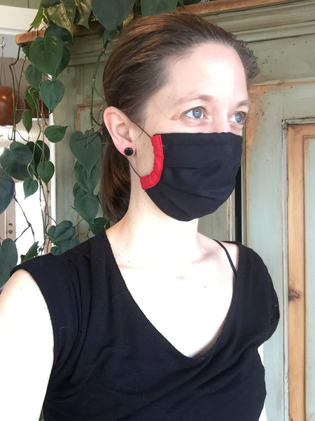 Masque artisanal pour adultes ou enfants avec élastique ajustable prêt à être livré