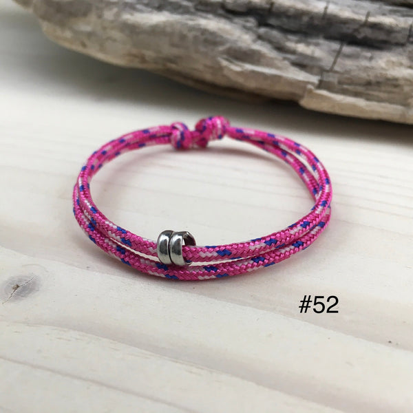 Bracelet personnalisé lapin mauve