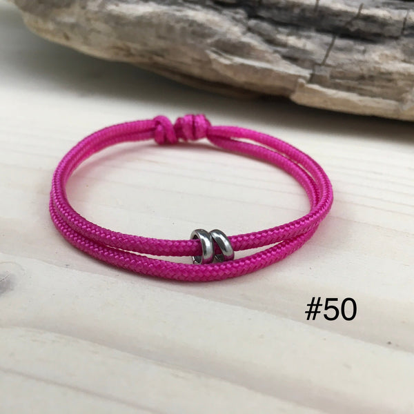 Bracelet personnalisé piano mauve