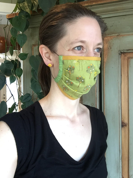 Masque artisanal pour adultes ou enfants avec élastique ajustable prêt à être livré