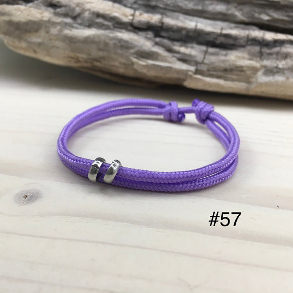 Bracelet personnalisé piano mauve