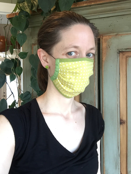 Masque artisanal pour adultes ou enfants avec élastique ajustable prêt à être livré