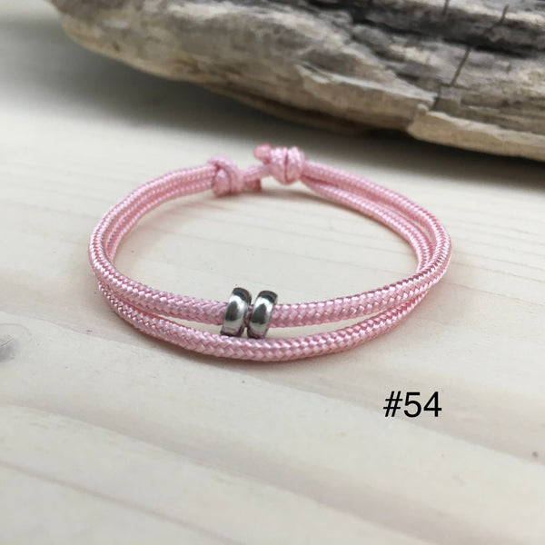 Bracelet personnalisé lapin mauve