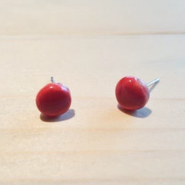 Boucles d’oreilles (les minis rouge ) assorties aux masques