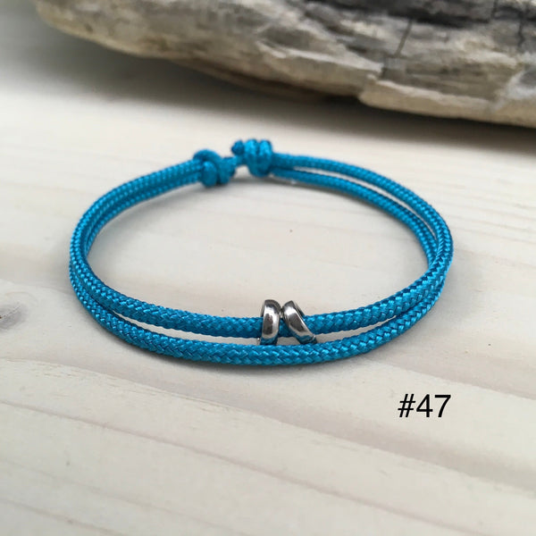 Bracelet personnalisé piano bleu