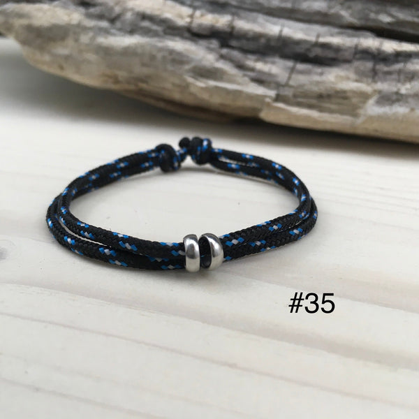 Bracelet personnalisé piano bleu