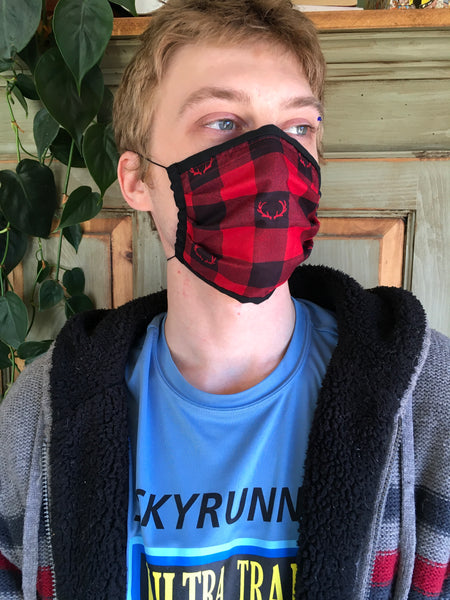 Masque artisanal pour adultes ou enfants avec élastique ajustable prêt à être livré