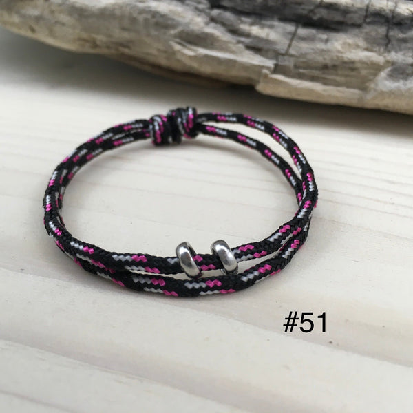 Bracelet personnalisé piano mauve