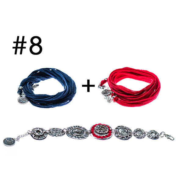 Bracelet long+long+étain