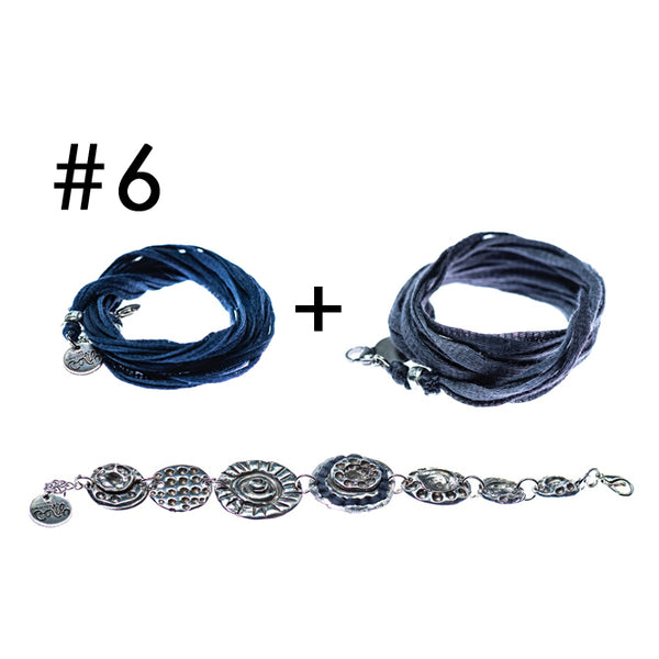 Bracelet long+long+étain