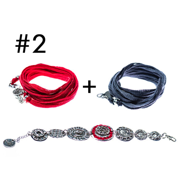 Bracelet long+long+étain