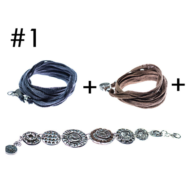 Bracelet long+long+étain