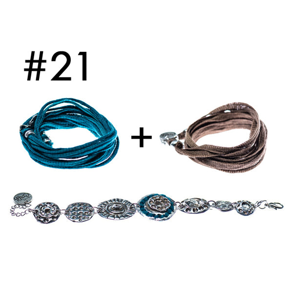 Bracelet long+long+étain