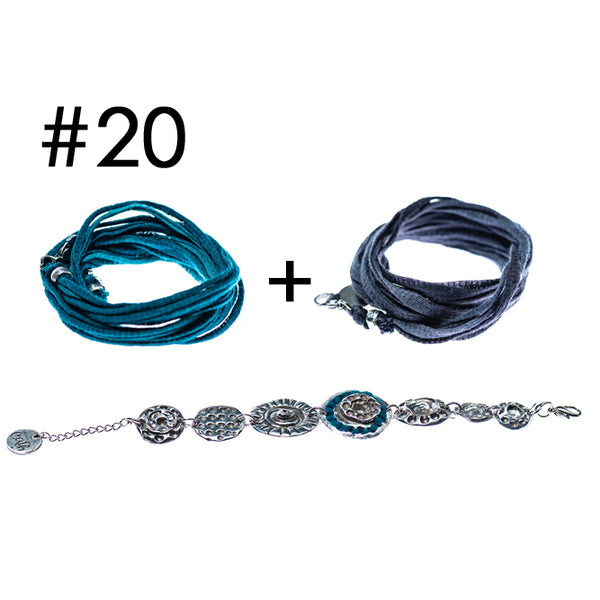 Bracelet long+long+étain