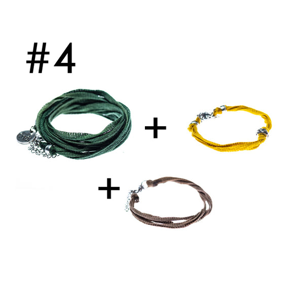 Bracelet long+simple+simple 1 bille