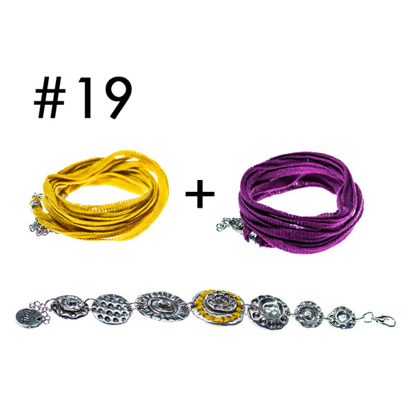 Bracelet long+long+étain